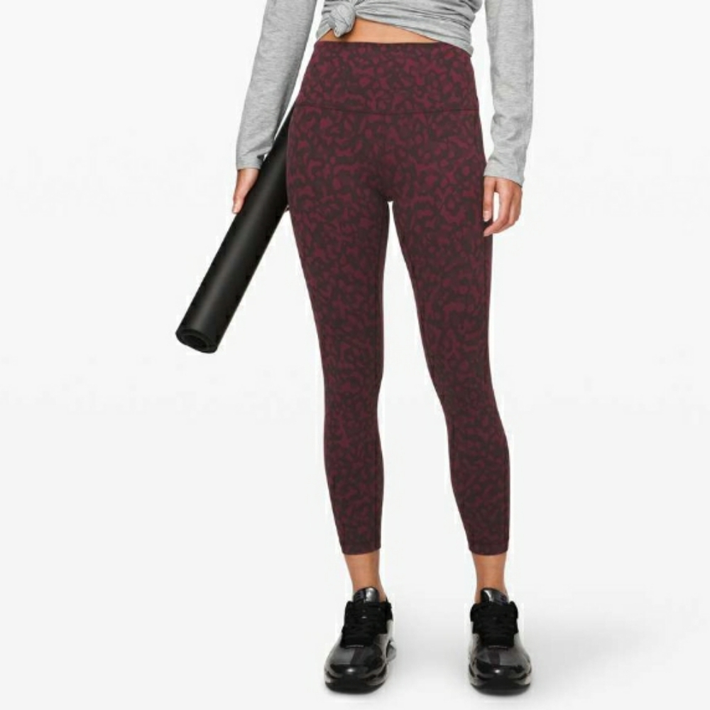 Lululemon Align Formation Camo Dark Adobe Leggings 25"